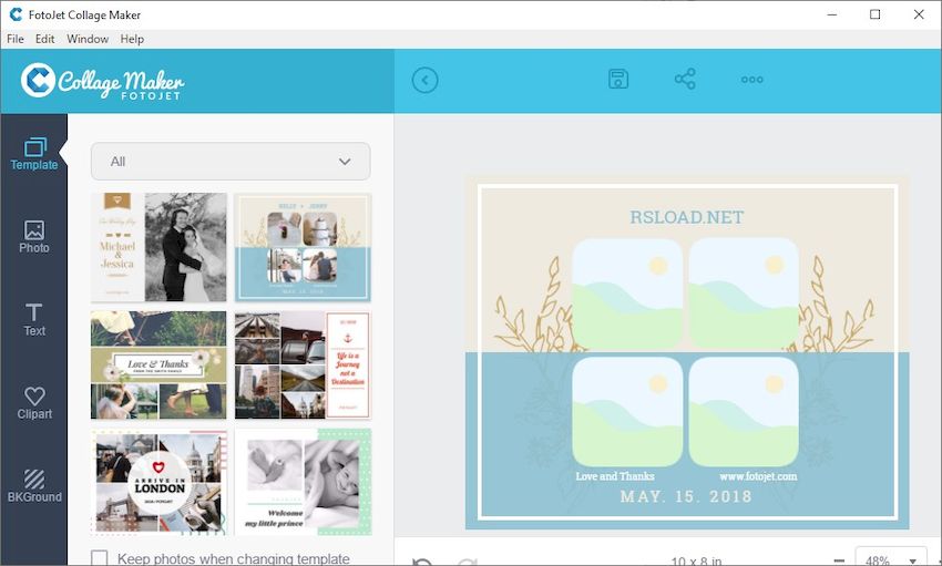 Скачать FotoJet Collage Maker 1.3.1 + crack и ключ бесплатно